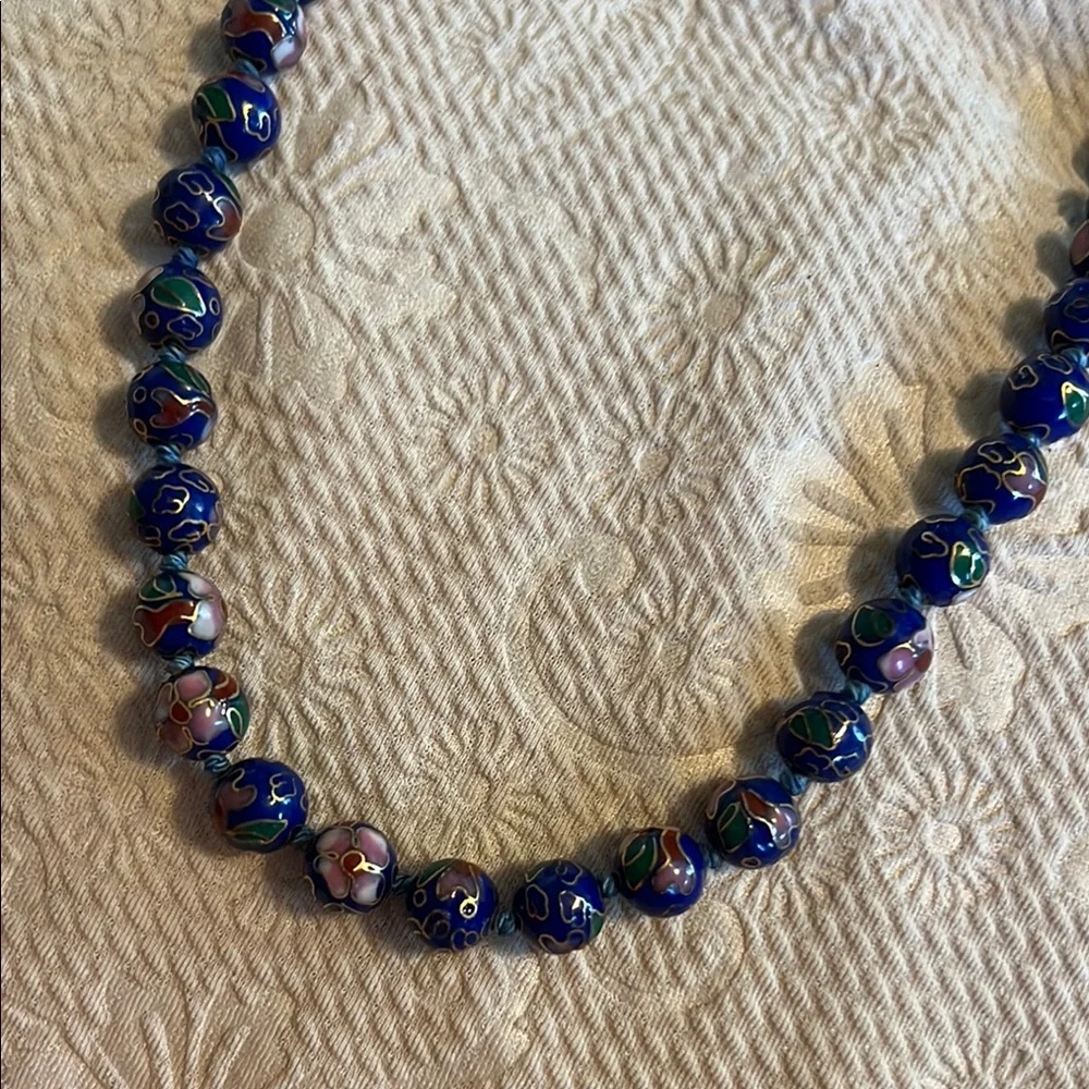 Vibrant Multicolor Beaded Necklace - Picture 2 of 3